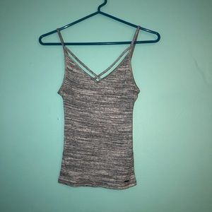 Hollister grey tank top